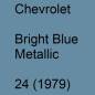 Preview: Chevrolet, Bright Blue Metallic, 24 (1979).